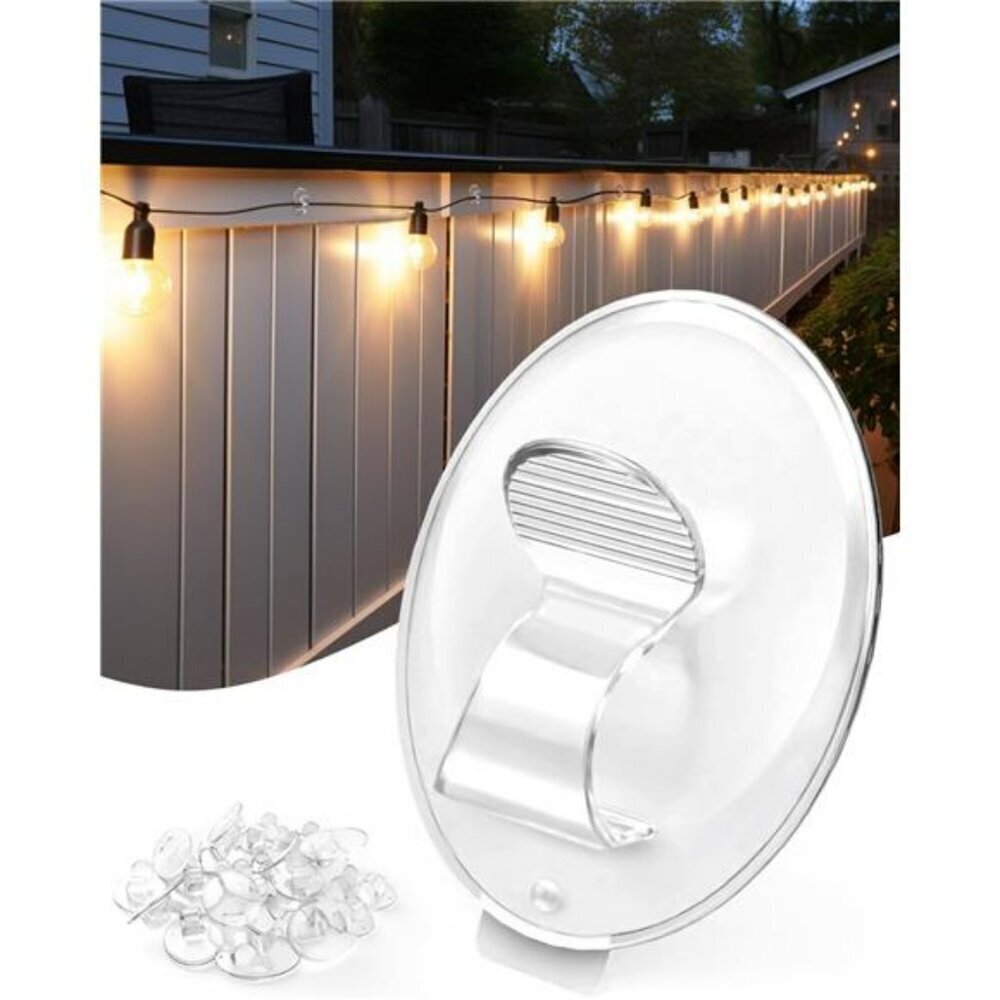 Hooks for Outdoor Rope Light Clip 20Pcs Outdoors String Lights Clip Heavy Duty